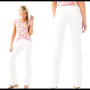 Lilly Pulitzer Worth Flare pants in white